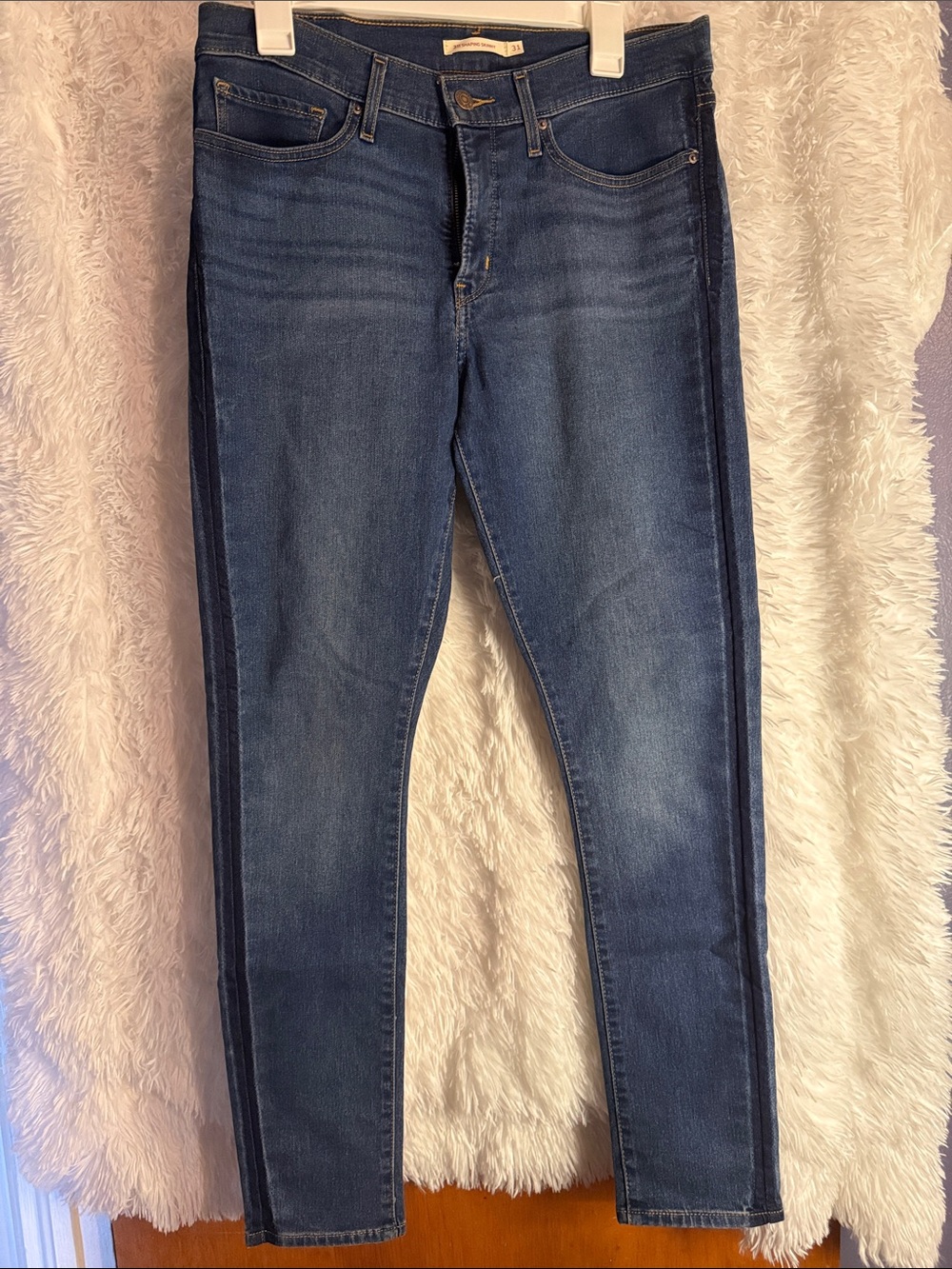 Levi's Blue Skinny Jeans with Dark Side Stripe